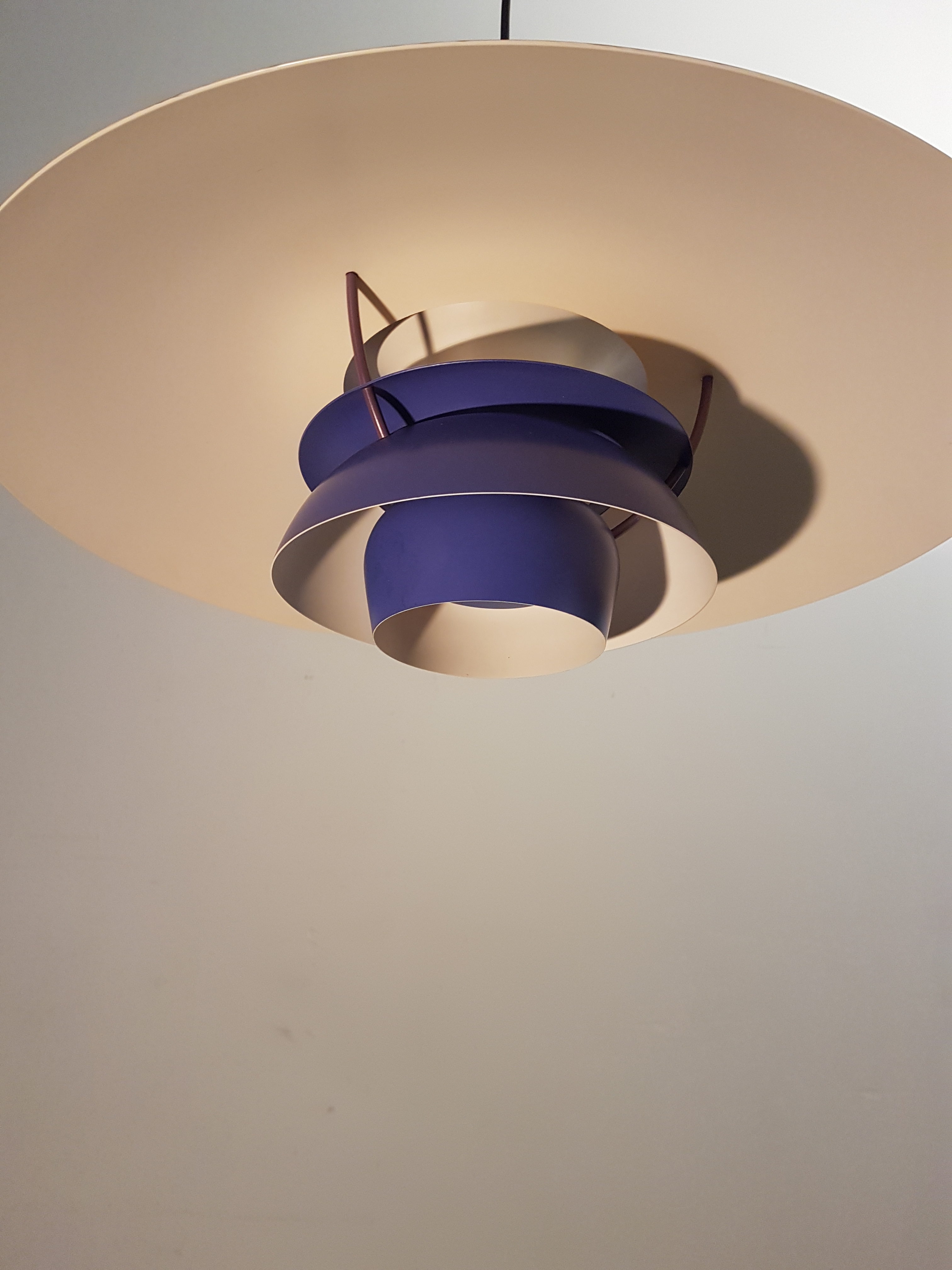 Vintage PH 5 pendant lamp by Poul Henningsen for Louis Poulsen