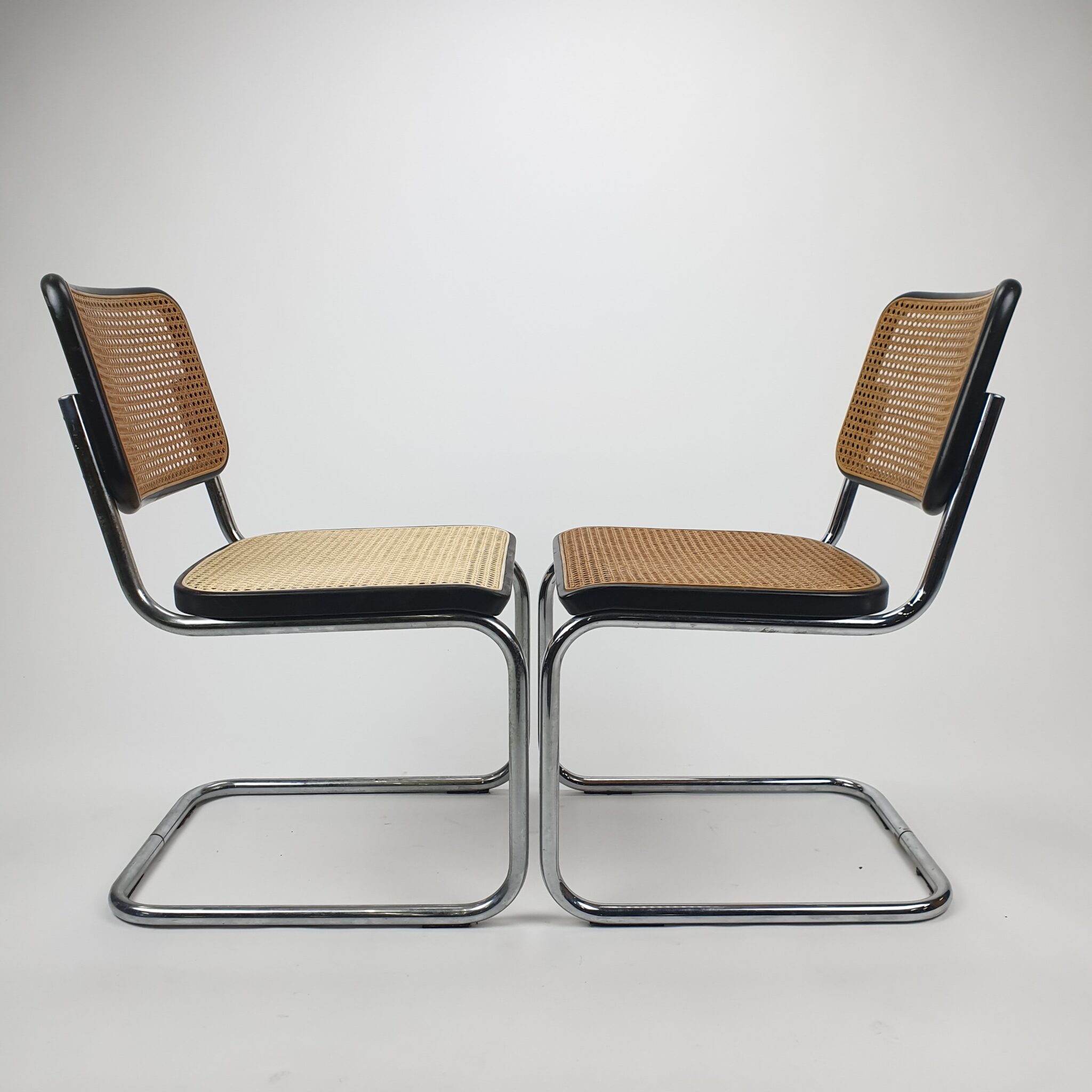 Set of 2 original Thonet S32 Dining chairs by Marcel Breuer, 1970 (Sold ...