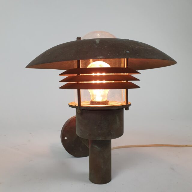 Danish copper lamp
