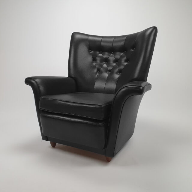 wingback lounge chair
