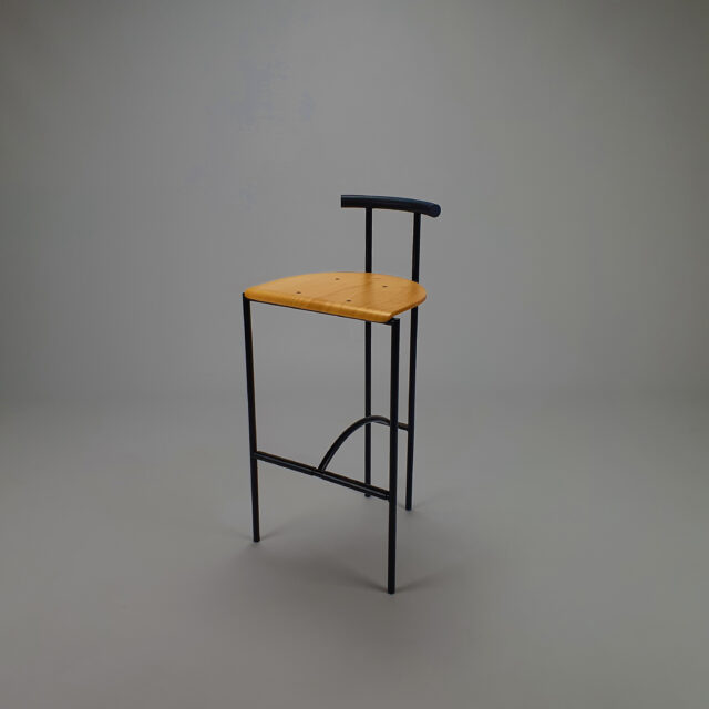Rodney Kinsman Tokyo bar stool for Bieffeplast Italy 1980's