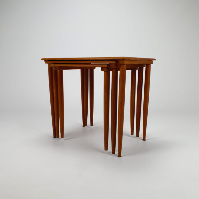 Mid Century Danish Design teak Nesting Tables, 1960s
