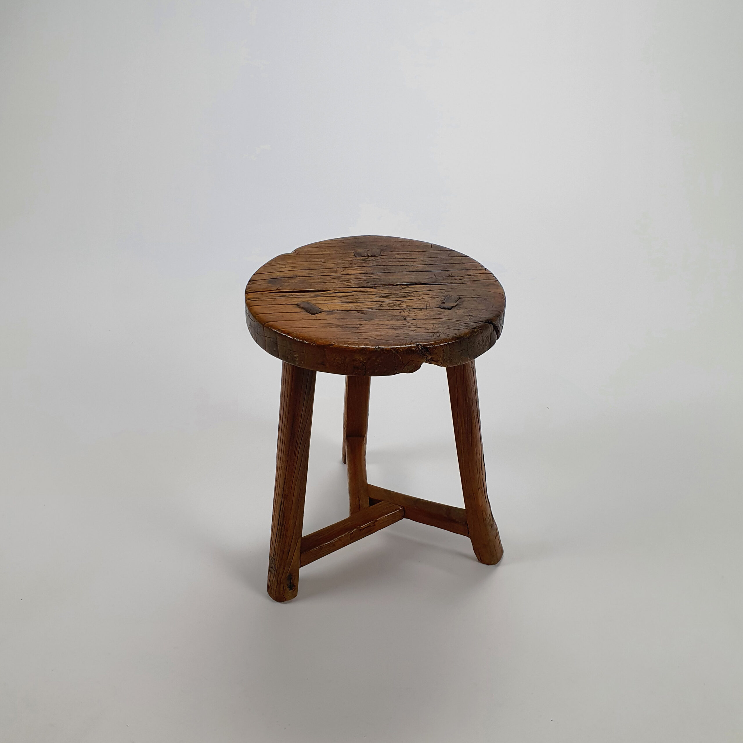 French Brutalist Stool フレンチスツール 3脚ヴィンテージ www