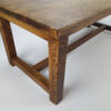Mid Century Modernist Solid Oak Dining Table, 1960's