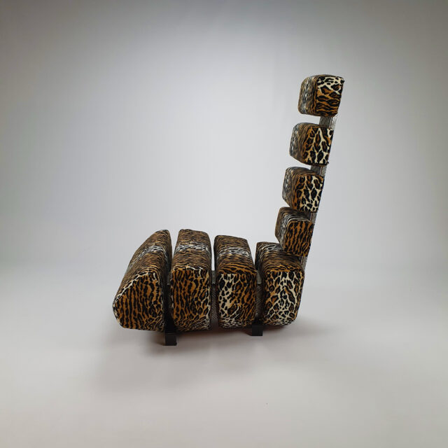 Cutsom Made Panther Print Chair, 1990