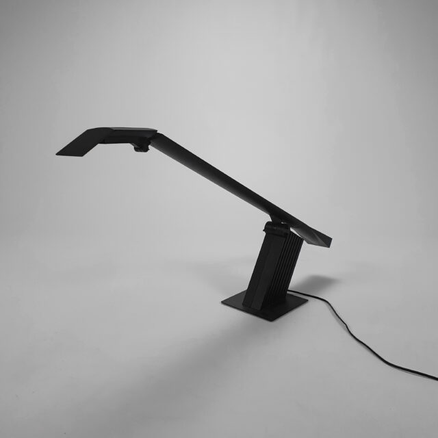 Black Condor Desk Lamp by Hans von Klier for Bilumen, 1988