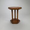 Scandinavian Bopoint side table in patinated leather, 1930s