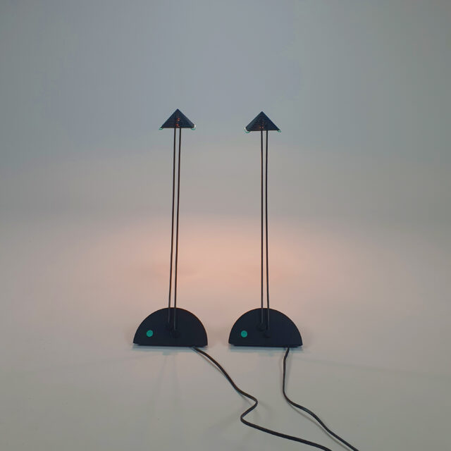 Dutch design lamps by designer Ad van Berlo for Indoor Amsterdam, 1980s