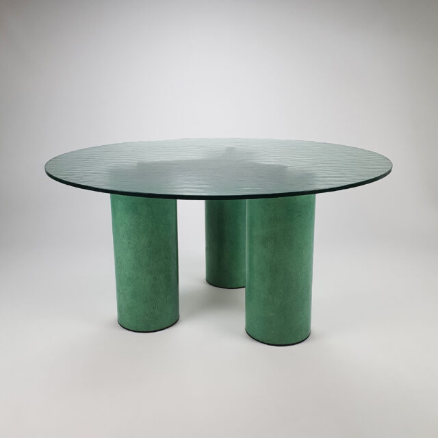 Postmodern Round Dining Table by Massimo Vignelli for Acerbis,1980s