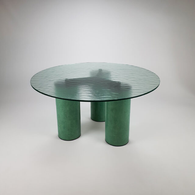 Postmodern Round Dining Table by Massimo Vignelli for Acerbis,1980s