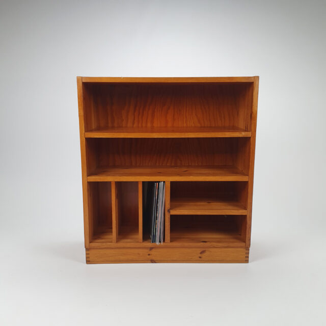 Maison Regain Style Pine Audio Cabinet, 1970s