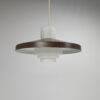 Mid Century Pendant by Philips with Opaline glass, 1960s