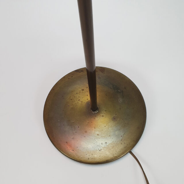 Mid Century Brass and Steel Classical Floorlamp, 1960s