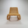 Vintage Ikea Wicker Rocking chair, 1990s
