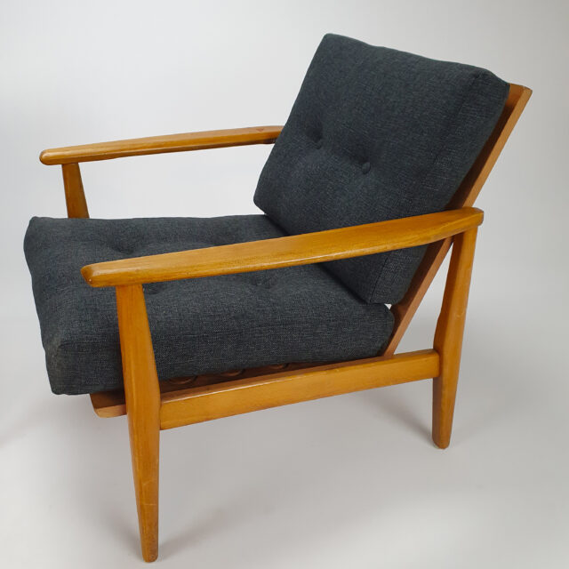 Set of 2 Mid Century scandinavian Lounge chairs, 1960s