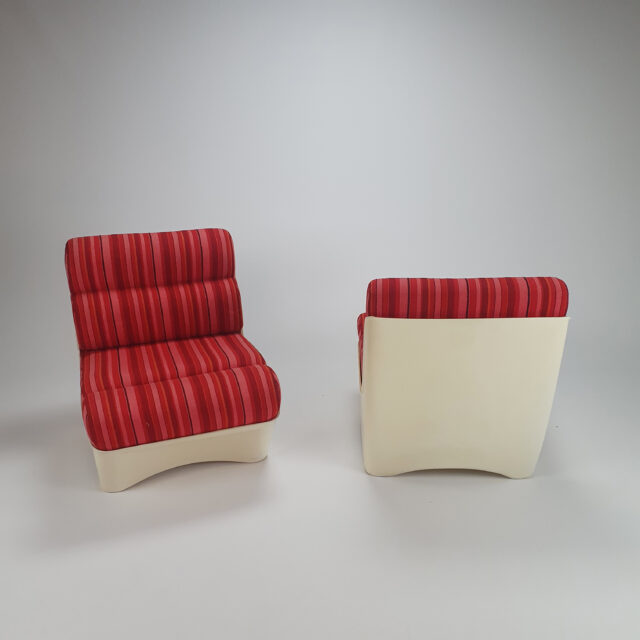 Set of 2 Space Age lounge Chairs, 1960s