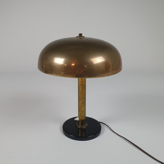 art-deco, desk lamp, copper, 1940s