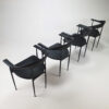 Set of 4 P-40 Chairs by Vegni & Gualtierotti for Fasem Italy, 1970s