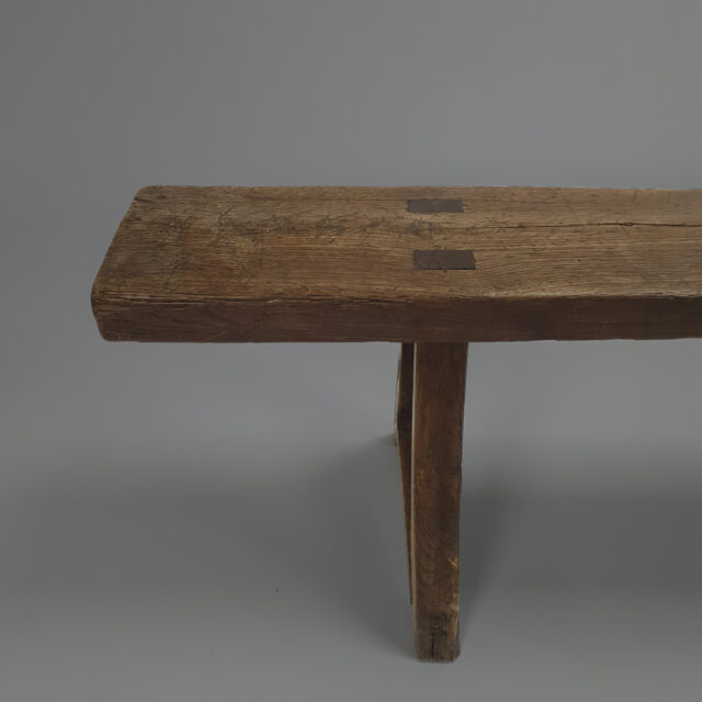 19th century, wabi sabi, bench, antique, oak