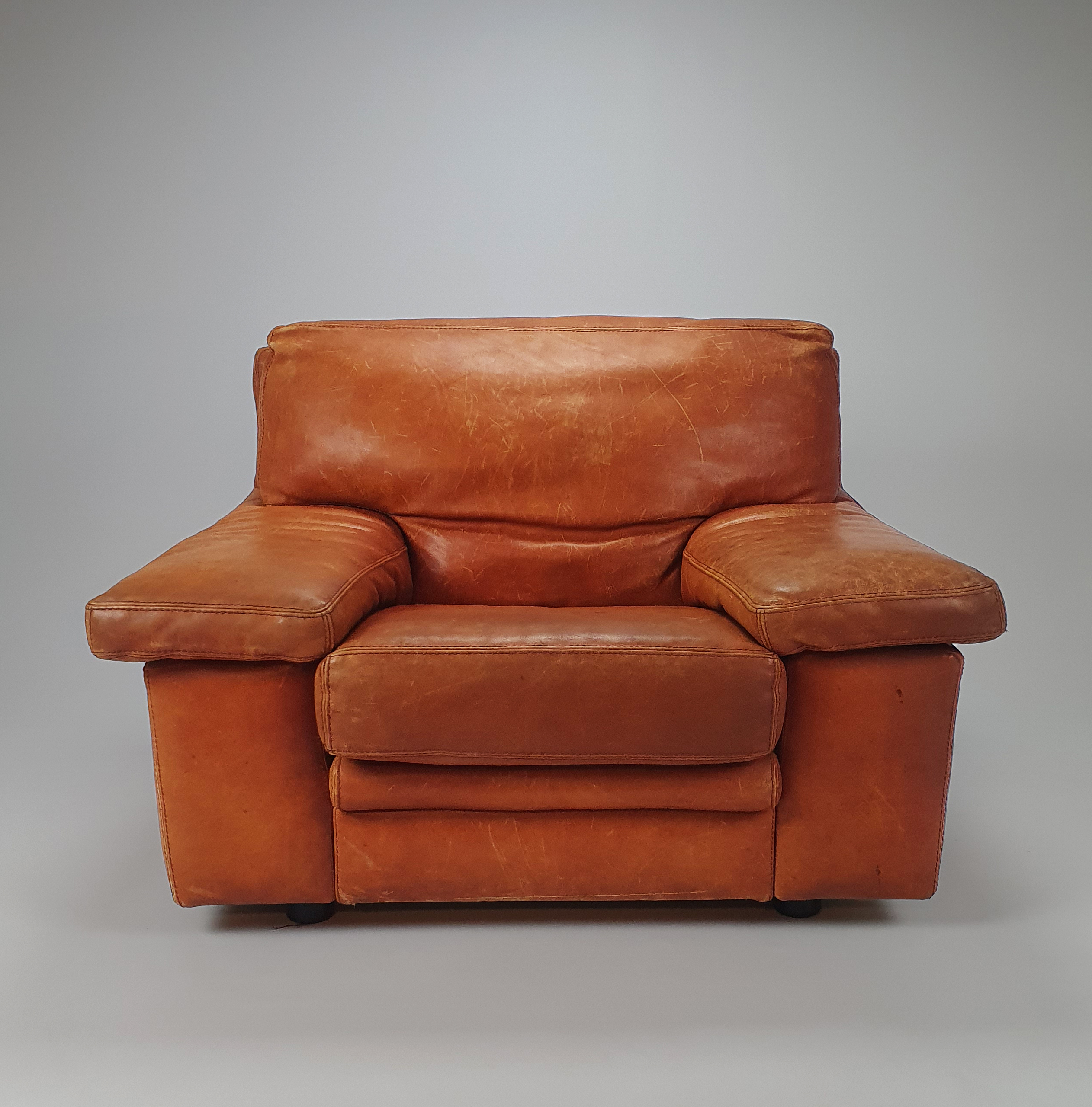 Roche Bubois leather lounge chair