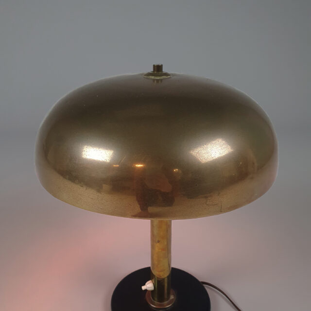 art-deco, desk lamp, copper, 1940s