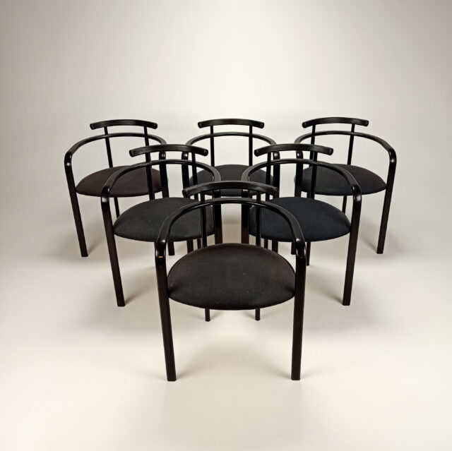Set of 6 Postmodern Martina Dining Chairs by Carlo Bimbi for Segis Italy, 1970s