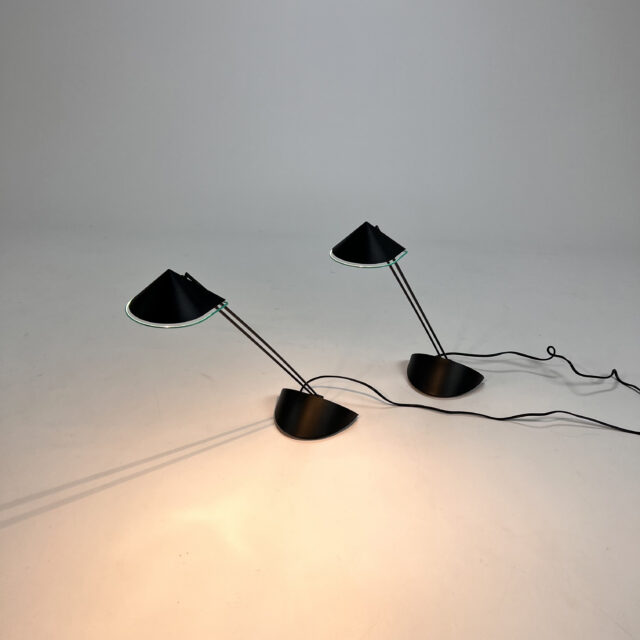 Dutch design Priola lamps by designer Ad van Berlo for Indoor Amsterdam, 1980s