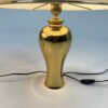 Set of 2 Hollywood Regency Massive Brass Table Lamps, 1970s