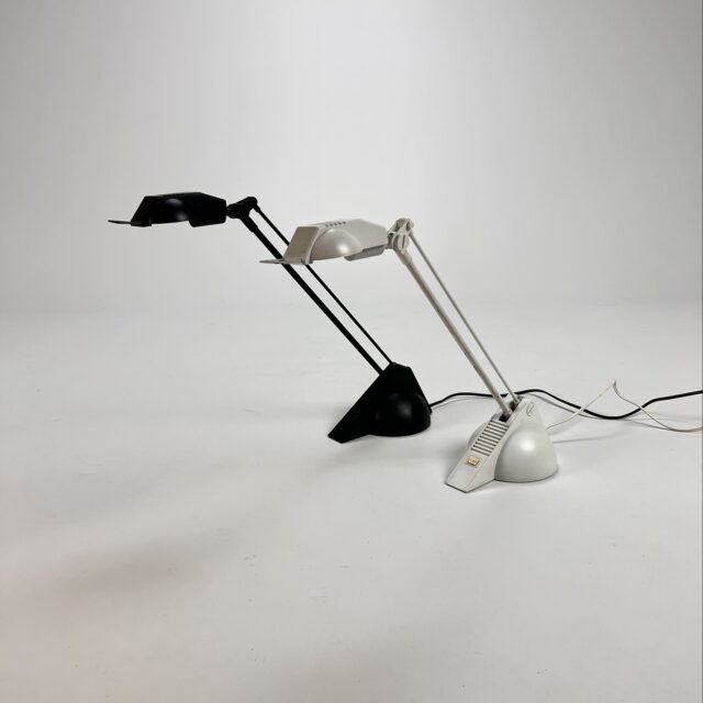 Set of 2 Postmodern Design Desk Lamps, 1980s