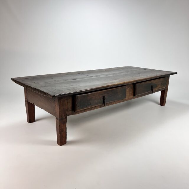 18th Century Antique Spanish Oak Coffe table