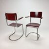 Set of two Dutch design cantilever chairs, 1940s