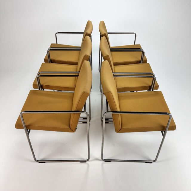Set of 6 Arco Frame R dining Chairs by Burkhard Vogtherr