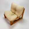 Mid Century Pinewood Easy Chair, 1960s