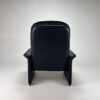 DS50 Dark Blue Leather Lounge Chair from De Sede, 1980s