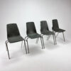 Set of 4 Fantasia chairs, France, 1960s