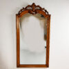 Antique French Carved Oak Mirror, 1900s
