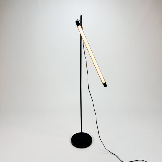 Postmodern Tube Floor Lamp by Lival Finland, 1980s