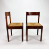 Set of 2 Vintage Carimate Style Dining chairs, 1960s