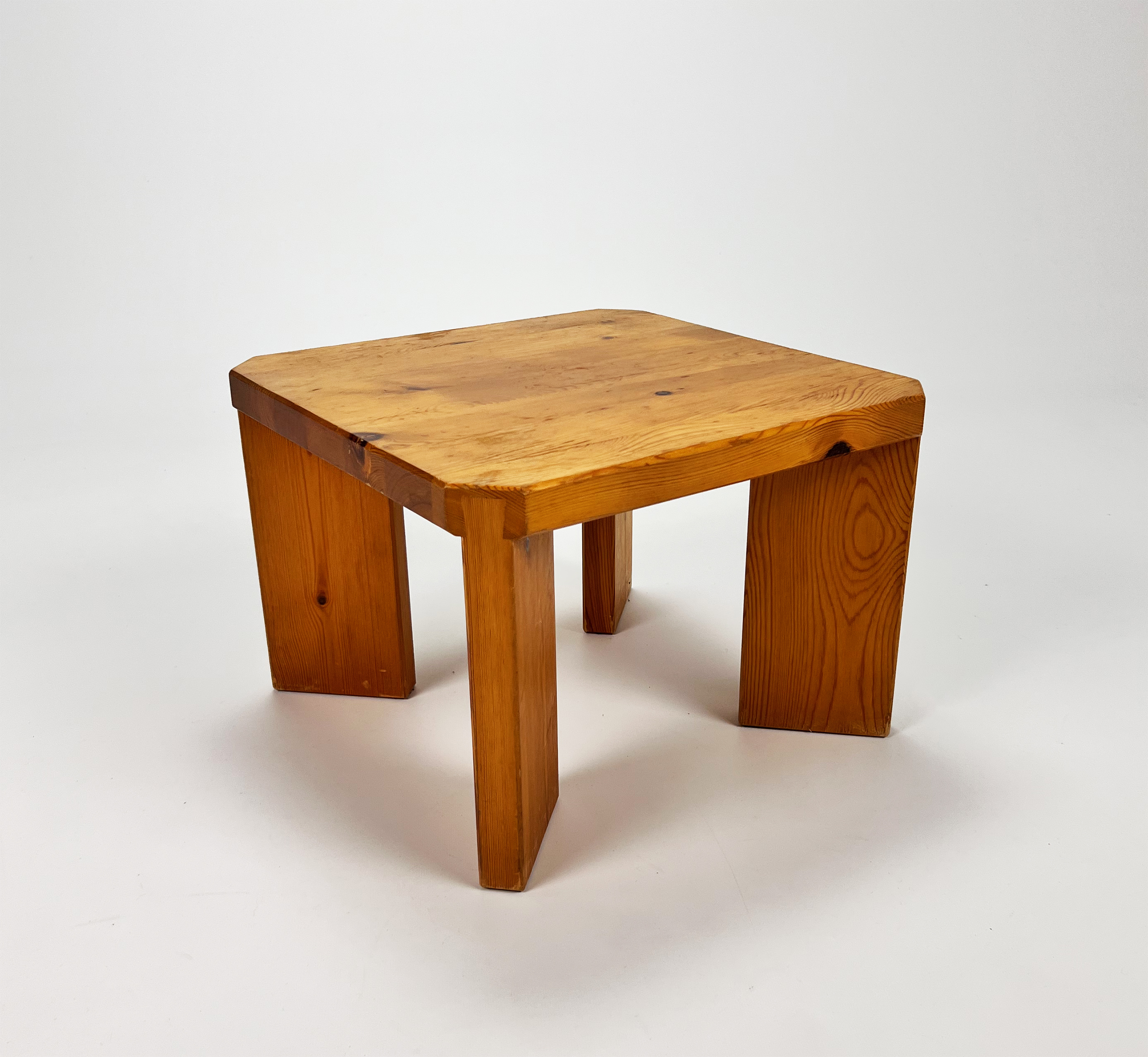 Modernist Pine Side Table, 1960s