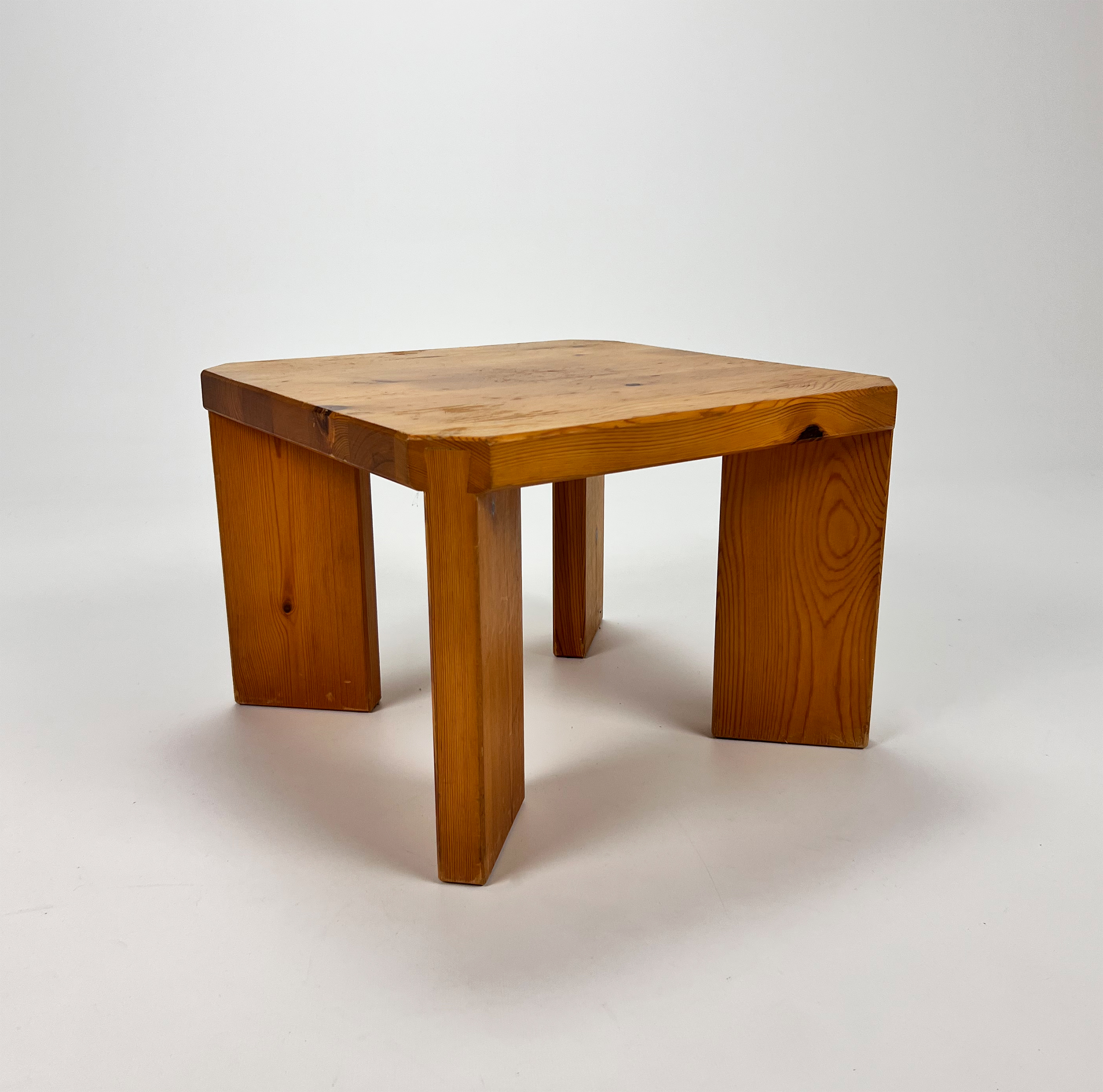 Modernist Pine Side Table, 1960s