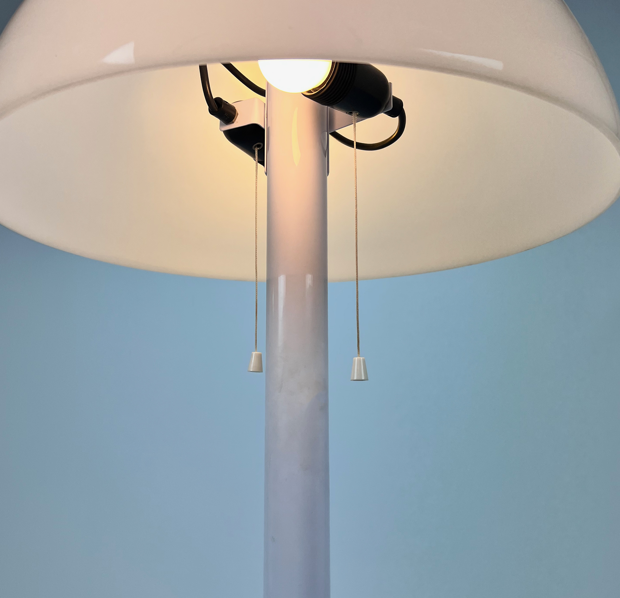 Space Age Mushroom Floorlamp by Martinelli Luce, 1970's