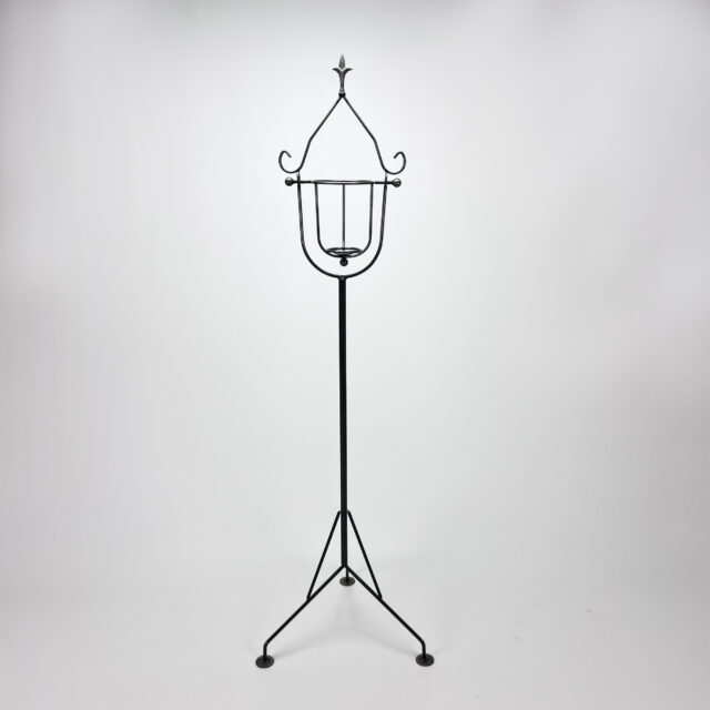 Mid century cast iron candle stand, 1960
