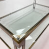 Vintage Massive Brass and Glass Coffee Table, 1970s
