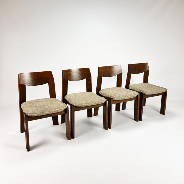 Set of 4 Mid Century Dining Chairs, 1960s