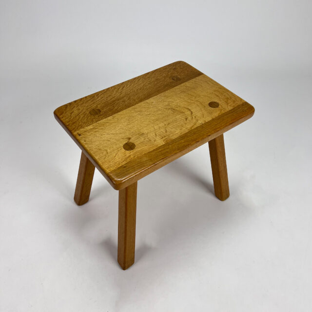 Smal Modernist Oak side table, 1960s