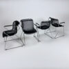 Set of 4 Penelope Chairs by Charles Pollock for Castelli, 1980s