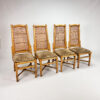 Vintage Rattan and Cane Dining Set, 1970s