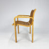 Beech wood and webbing side chair by Olivo Pietro, Italy, 1970s