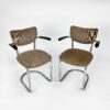 Set of Two Industrial Gispen de Wit Chairs, type 3011, 1950s