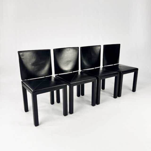Set of 4 Arcara Chairs by Paolo Piva for B&B Italia, 1980s